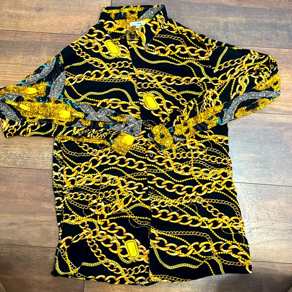 Fashion nova men dress shirt